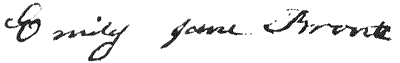Emily's signature