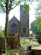 The church from the Parsonage