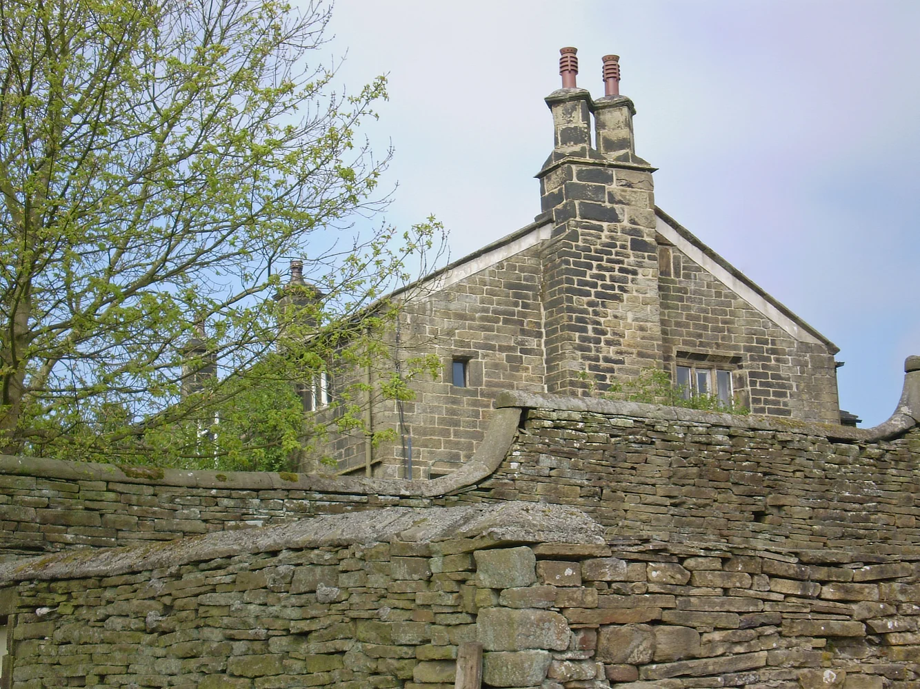 Ponden Hall end wall