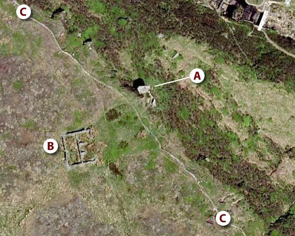 Ponden Kirk aerial view