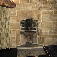 Ponden Hall fireplace