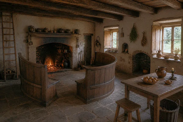 View of the kitchen
