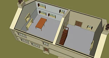 Ground floor interior
