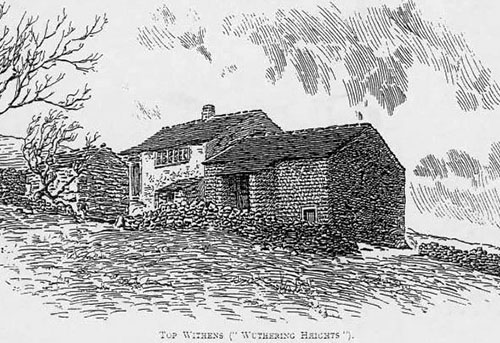 Drawing of old Top Withens